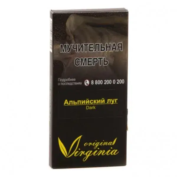 Табак Original Virginia Dark – Альпийский луг 50 гр. Табак Original Virginia Dark – Альпийский луг 50 гр.