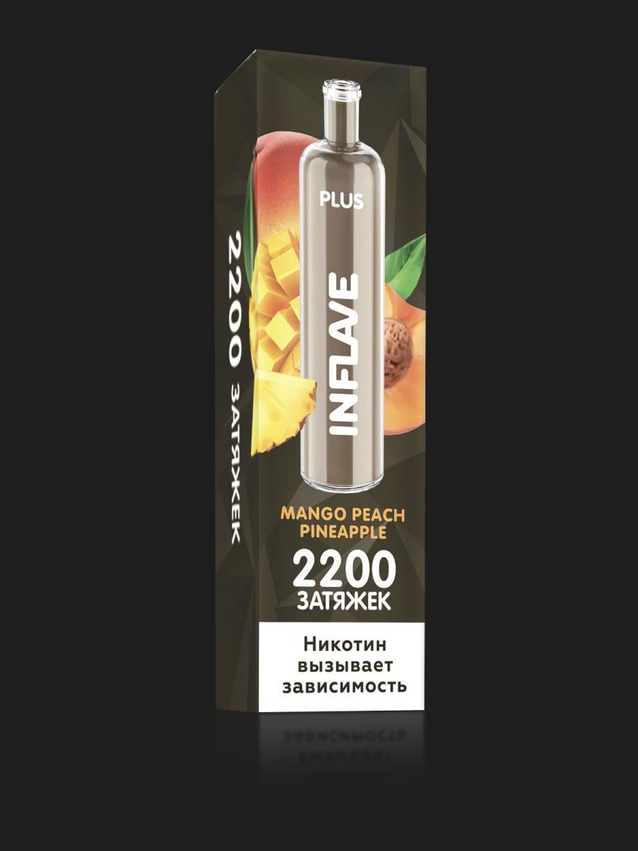 INFLAVE PLUS Манго-Персик-Ананас (2200 затяжек) МРК INFLAVE PLUS Манго-Персик-Ананас (2200 затяжек) МРК