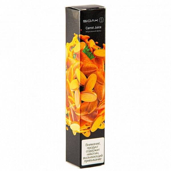 SOAK S Carrot Juice 2500 затяжек МРК SOAK S Carrot Juice 2500 затяжек МРК