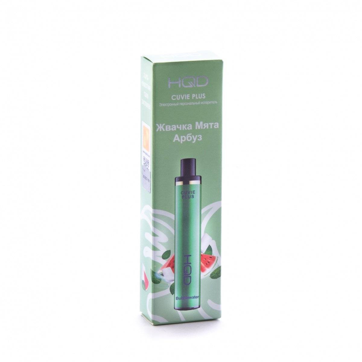 Эл. сиг. HQD Cuvie PLUS 1200 Жвачка мята - арбуз 3,5 мл. Эл. сиг. HQD Cuvie PLUS 1200 Жвачка мята - арбуз 3,5 мл.