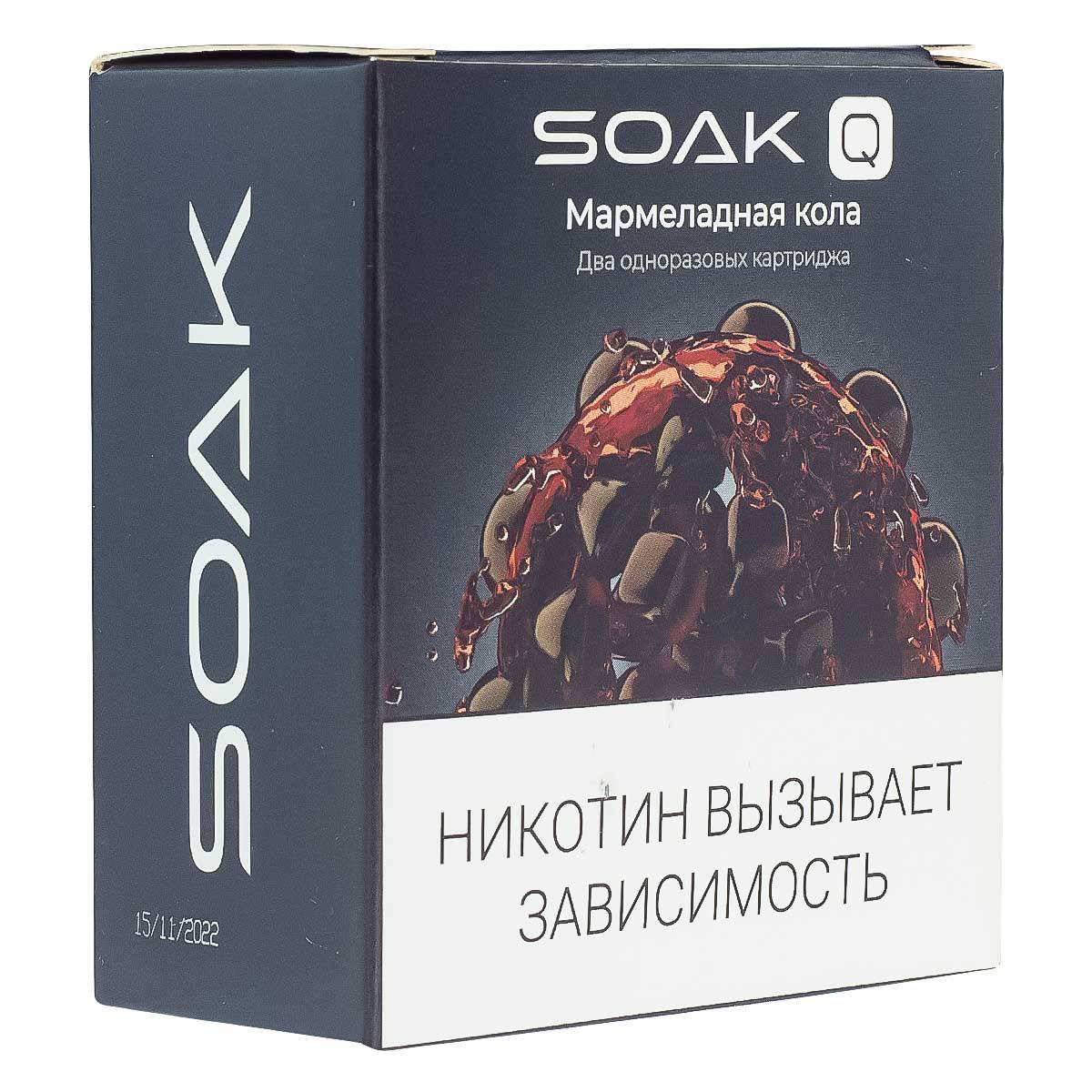 SOAK Q Мармеладная кола 3000 затяжек МРК SOAK Q Мармеладная кола 3000 затяжек МРК