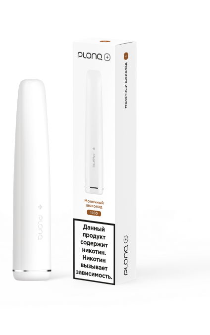 PLONQ PLUS Молочный шоколад (1500 затяжек) 20 мг МРК PLONQ PLUS Молочный шоколад (1500 затяжек) 20 мг МРК