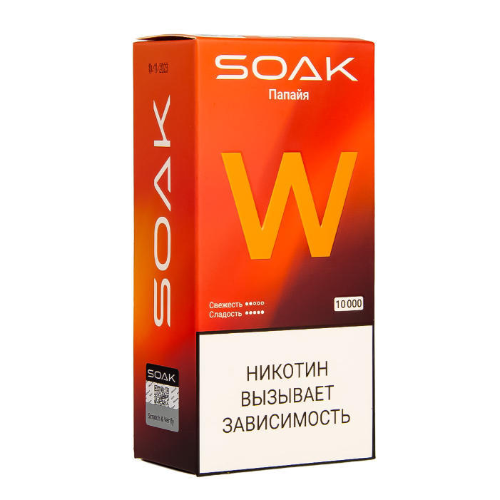 Эл. сиг. SOAK W 10000 Папайя 2 % Эл. сиг. SOAK W 10000 Папайя 2 %