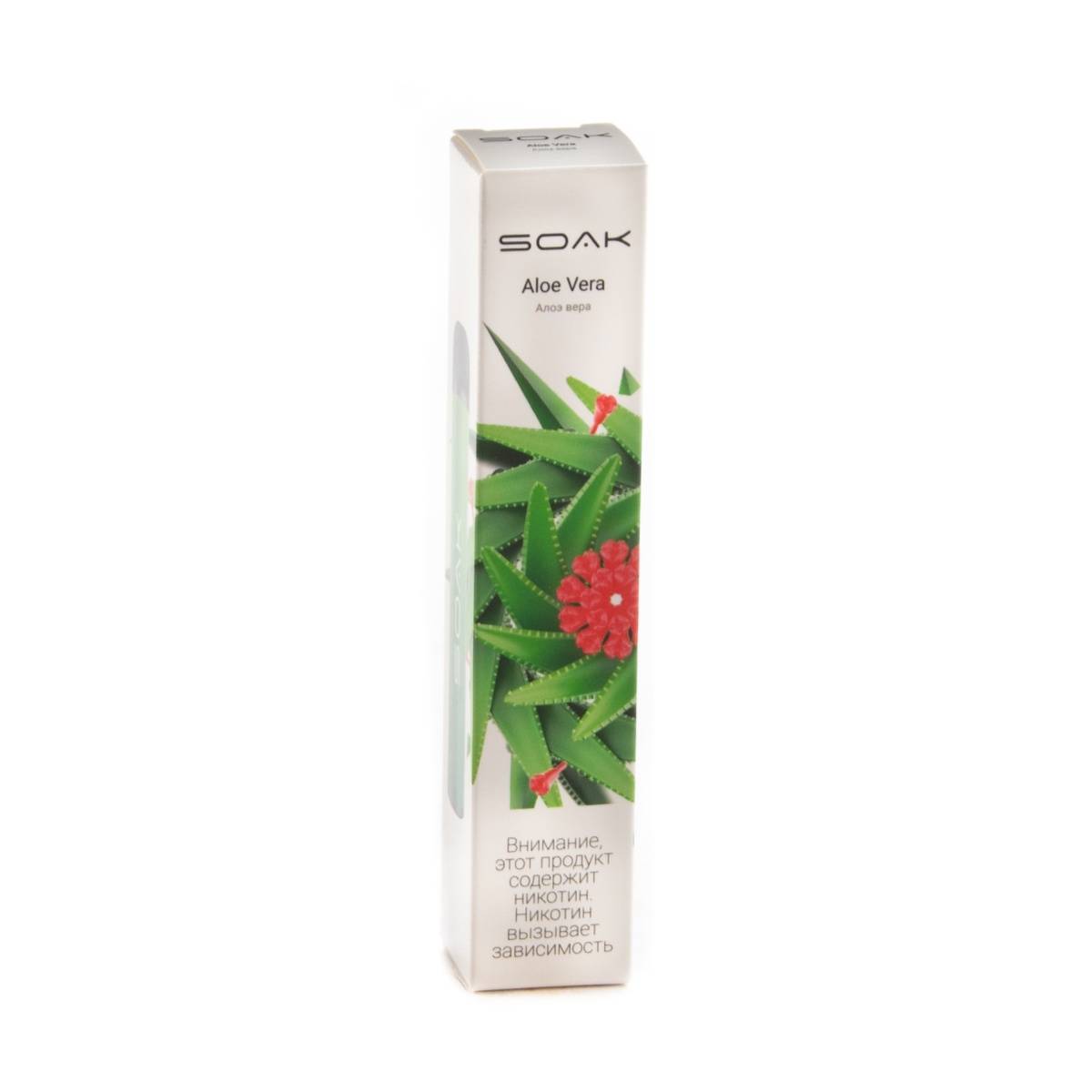 SOAK X Aloe vera 2200 затяжек МРК SOAK X Aloe vera 2200 затяжек МРК