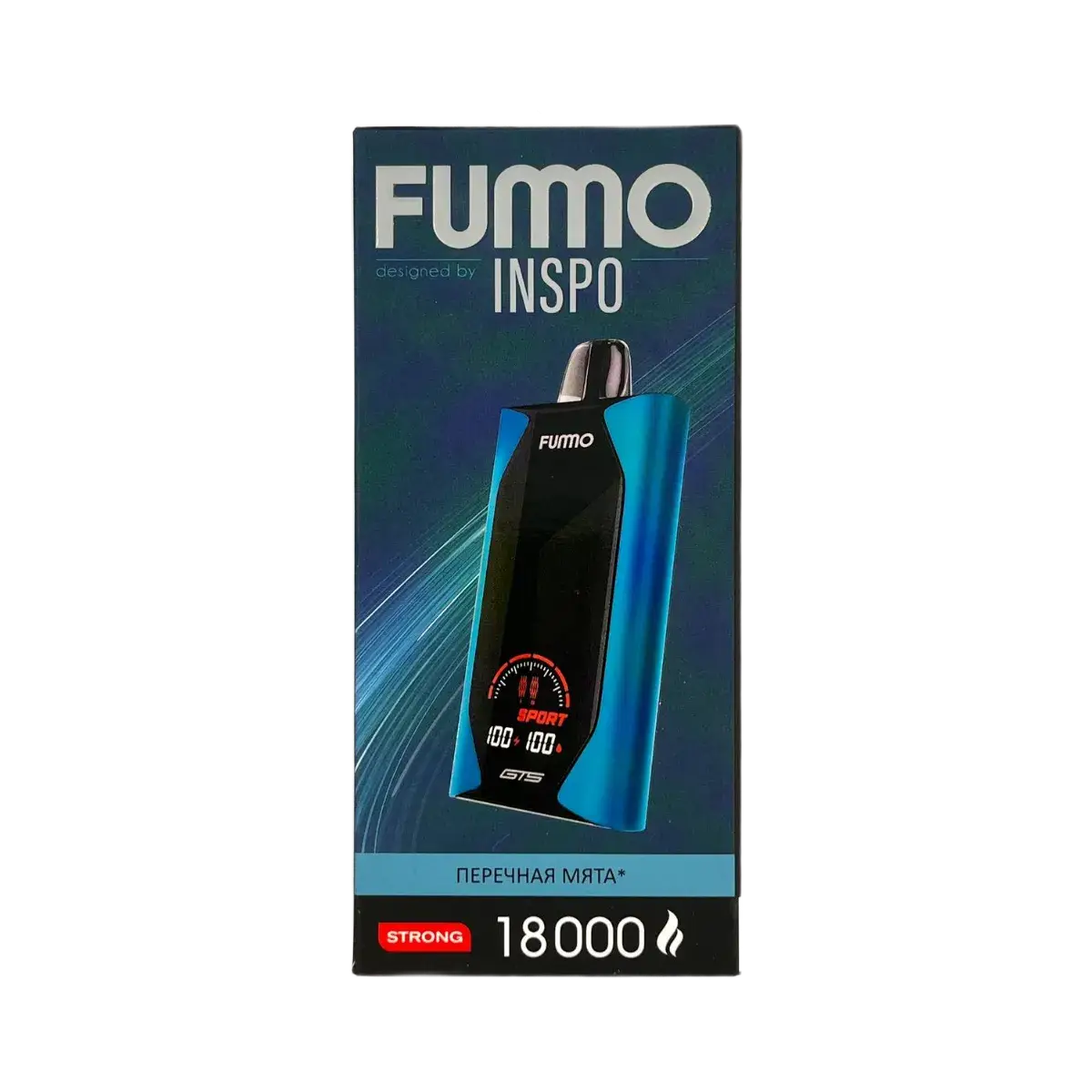 Эл. сиг. FUMMO GTS 18000 Перечная мята strong 2% Эл. сиг. FUMMO GTS 18000 Перечная мята strong 2%