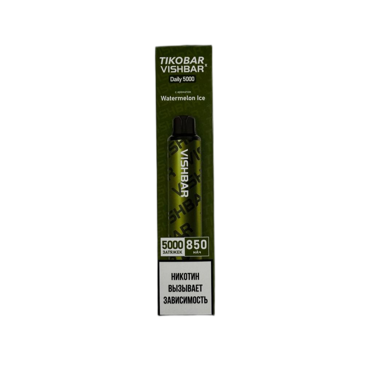 Эл. сиг. TIKOBAR X VISHBAR 5000 Арбуз Лед / Watermelon Ice 2% Эл. сиг. TIKOBAR X VISHBAR 5000 Арбуз Лед / Watermelon Ice 2%
