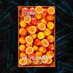 Табак Cobra Select Passion Peach (Персик Маракуйя) 40 гр.