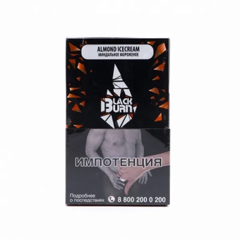 Burn BLACK Almond icecream 100гр МРК