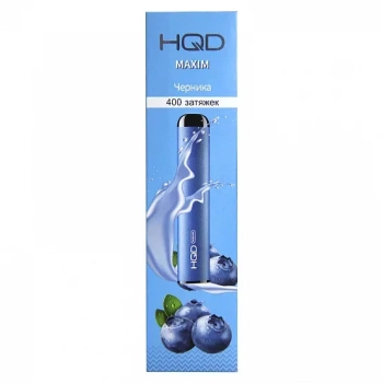HQD Maxim - Черника-малина-виноград, 400 затяжек, 20мг (2%) HQD Maxim - Черника-малина-виноград, 400 затяжек, 20мг (2%)