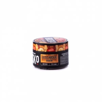 BRUSKO MEDIUM Бельгийские вафли 50гр МРК