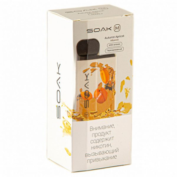 SOAK M Autumn Apricot 4000 затяжек МРК