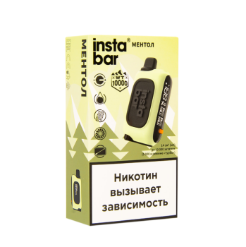 PLONQ INSTABAR Ментол (10000 затяжек) 20 мг МРК