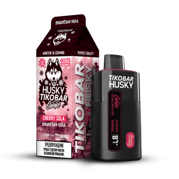 TIKOBAR HUSKY Сибирь Вишневая кола 12000 затяжек МРК