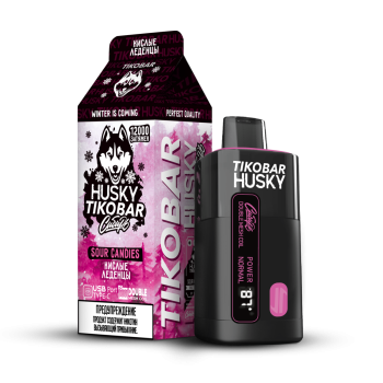 TIKOBAR HUSKY Сибирь Кислые леденцы 12000 затяжек МРК