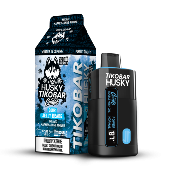 TIKOBAR HUSKY Сибирь Кислые мармеладные мишки 12000 затяжек МРК