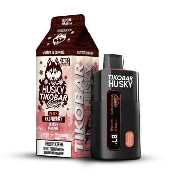 TIKOBAR HUSKY Сибирь Персик малина 12000 затяжек МРК