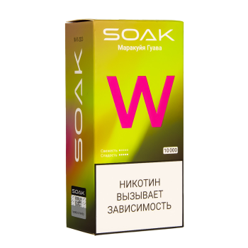 SOAK W Маракуйя гуава 10000 затяжек МРК