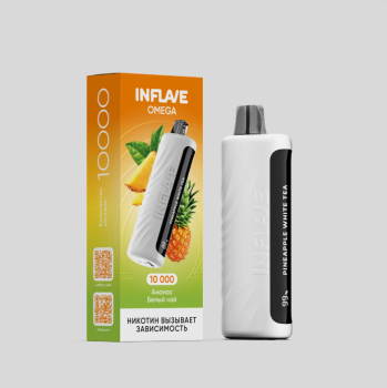 INFLAVE OMEGA Ананас белый чай (10000 затяжек) МРК