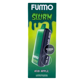FUMMO INDIC SLURM Кислые яблочные леденцы (10 000 затяжек) МРК