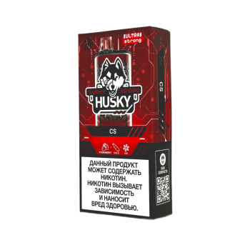 Эл. сиг. HUSKY CYBER 10000 Ultra Strong Cs / Клубника, кока-кола, холодок 2 %