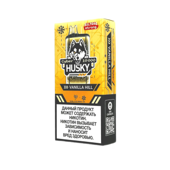 Эл. сиг. HUSKY CYBER 10000 Ultra Strong Vanilla Hill /Ванильное мороженое 2 % Эл. сиг. HUSKY CYBER 10000 Ultra Strong Vanilla Hill /Ванильное мороженое 2 %
