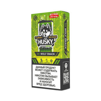 Эл. сиг. HUSKY CYBER 10000 Ultra Strong Wolf Snack /Энергетик, ананас, холодок 2 % Эл. сиг. HUSKY CYBER 10000 Ultra Strong Wolf Snack /Энергетик, ананас, холодок 2 %