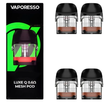 Картридж VAPORESSO LUXE Q 0.6ohm 3ml Mesh Pod VRR-0084A-POD (в упак. 4 шт.)