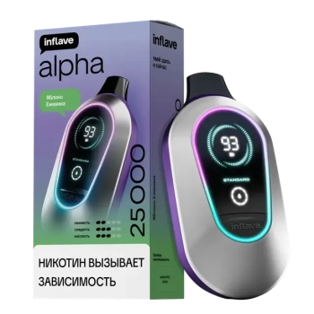 Эл. сиг. INFLAVE ALPHA 25000 Яблоко ежевика 2%