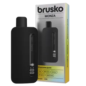 Эл. сиг. BRUSKO MONZA BY CRZ 12000 Морозная дыня / Frosted Melon 2%