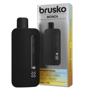 Эл. сиг. BRUSKO MONZA BY CRZ 12000 Холодный ананас / Cold Pineapple 2%