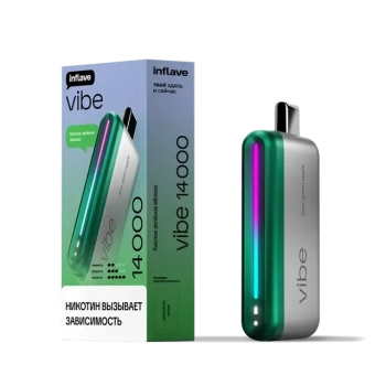 Эл. сиг. INFLAVE VIBE 14000 Кислое зеленое яблоко 2 %