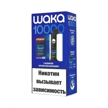 WAKA PRO Черника кислая малина (10000 затяжек)