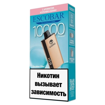 WAKA Escobar Vibe Клубника Банан (10000 затяжек)
