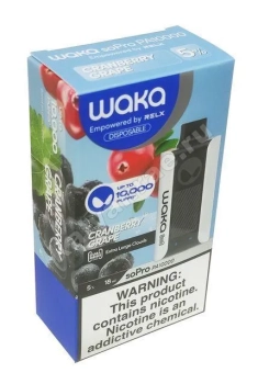 WAKA PRO Клюква Виноград (10000 затяжек)
