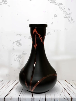 Колба Vessel Glass Капля полоски красные (2-173)