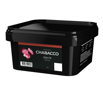 Chabacco Medium с ароматом Бубль Гум (Bubble gum), 200гр.