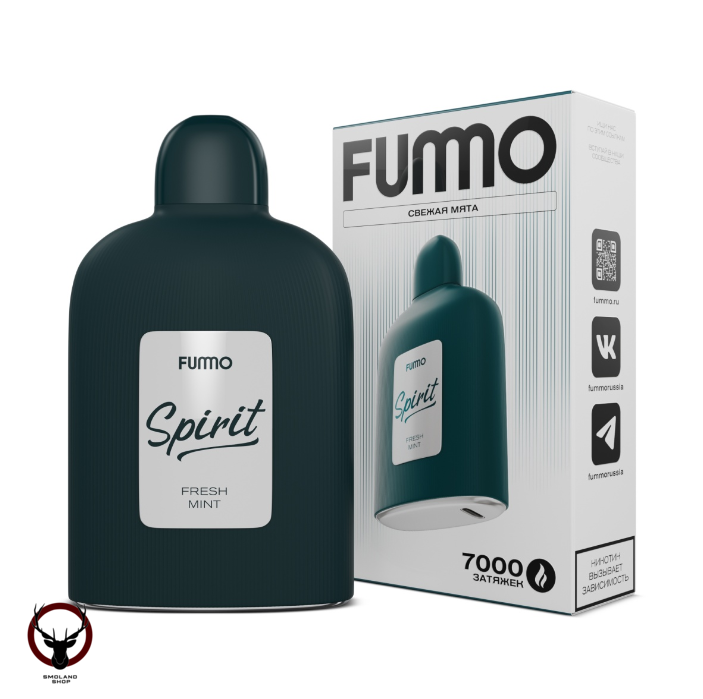 FUMMO SPIRIT Свежая мята (7000 затяжек) МРК