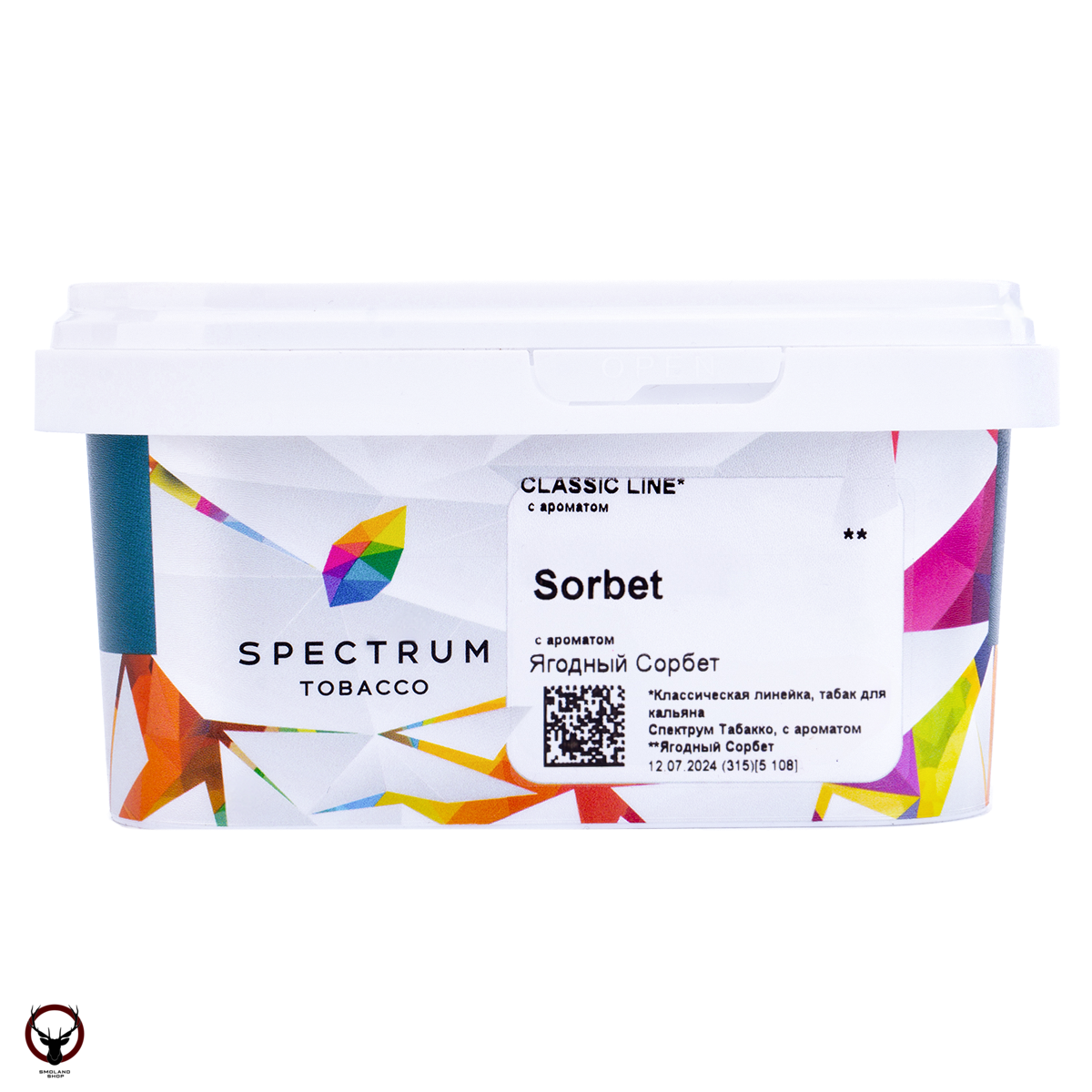 Табак для кальяна Spectrum Sorbet 200гр МРК