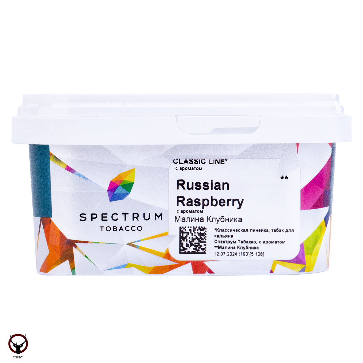 Табак для кальяна Spectrum Russian Raspberry 200гр МРК