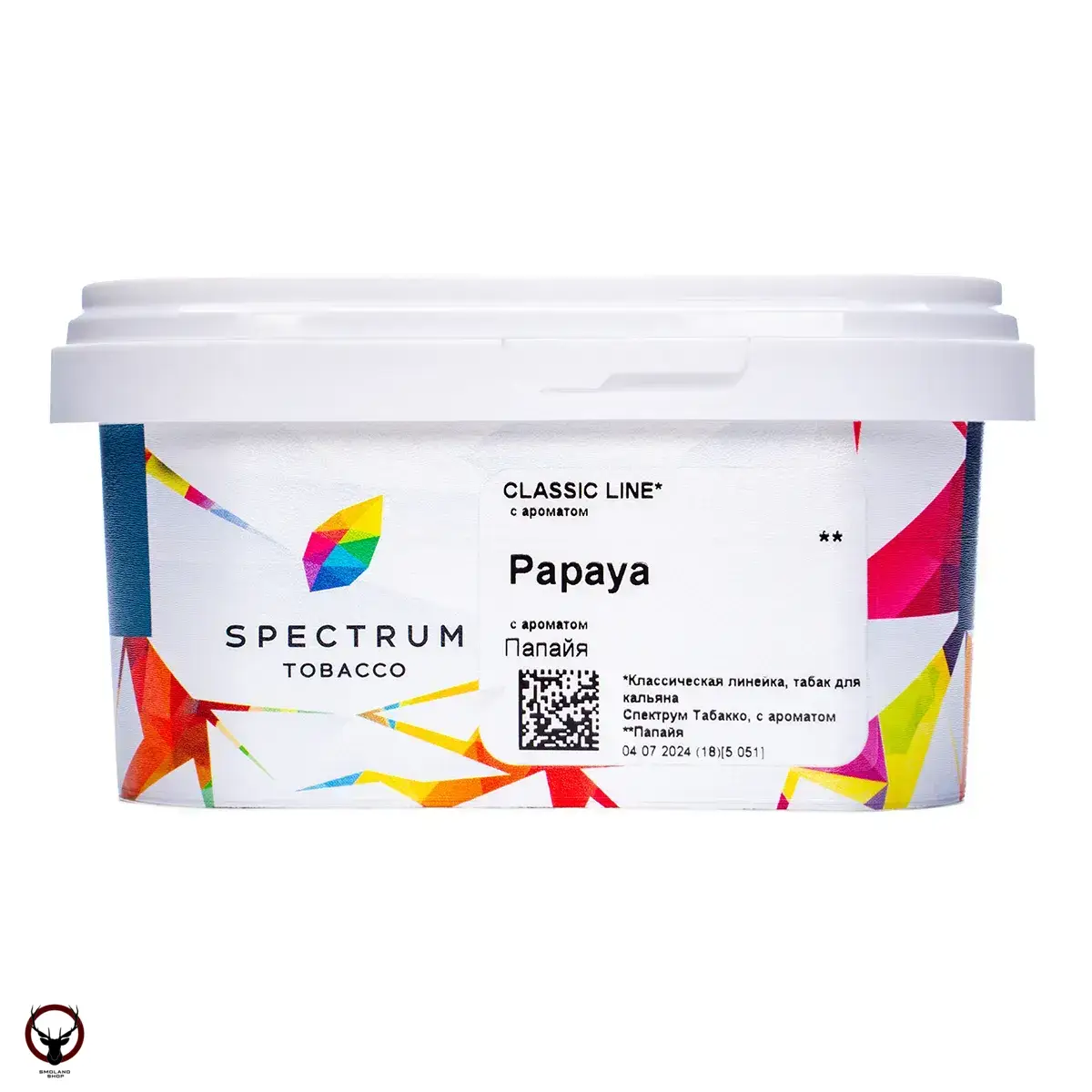 Табак для кальяна Spectrum Papaya 200гр МРК