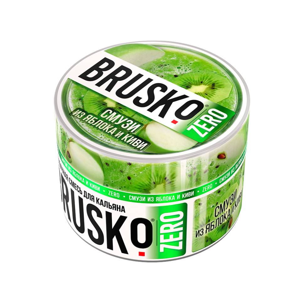 BRUSKO ZERO Киви с яблоком 50гр МРК