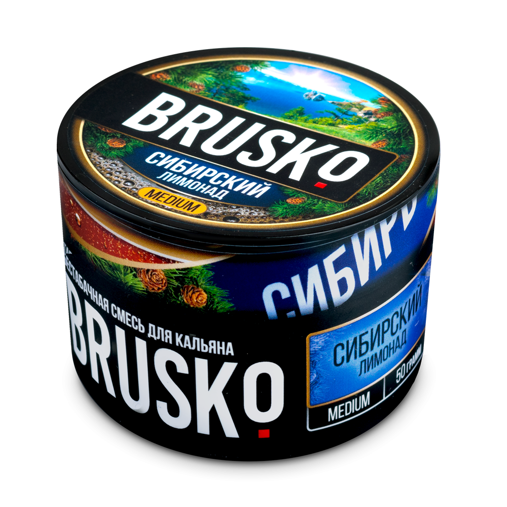 BRUSKO ZERO Сибирский лимонад 50гр МРК