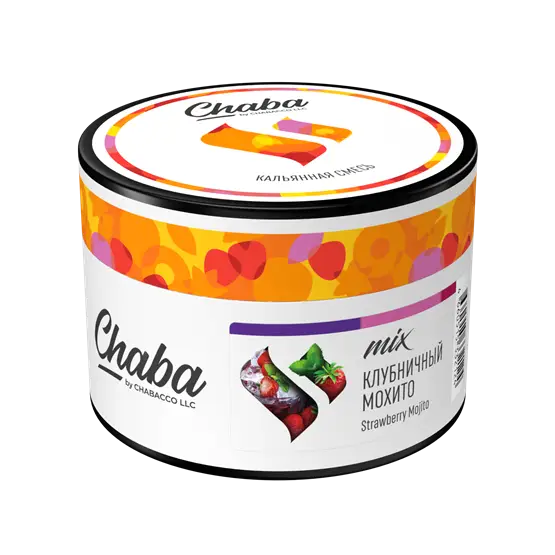 Chaba Mix Strawberry Mojito Nicotine Free 40 г МРК