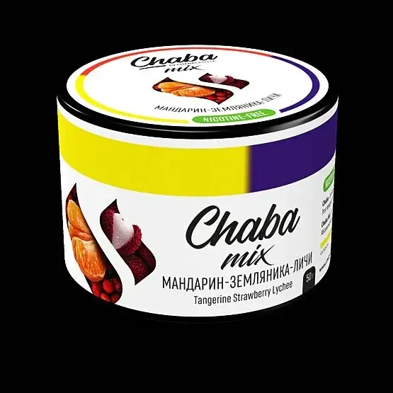 Chaba Мандарин Земляника Личи Nicotine Free 50 г МРК