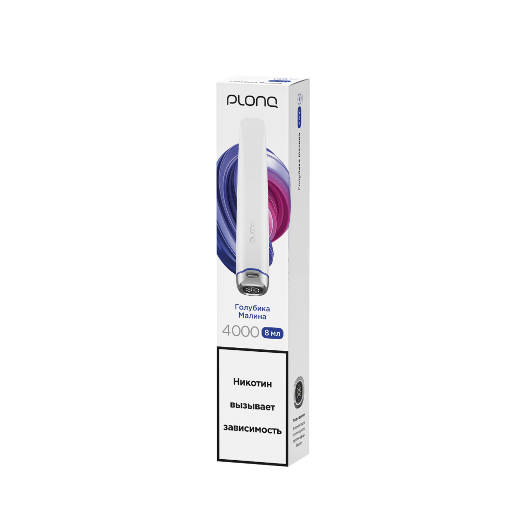 PLONQ PLUS PRO Голубика малина (4000 затяжек) 20 мг МРК