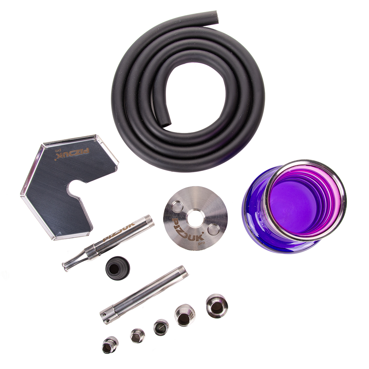 Кальян Pizduk PRO Red-bag (фиол/розовая колба)