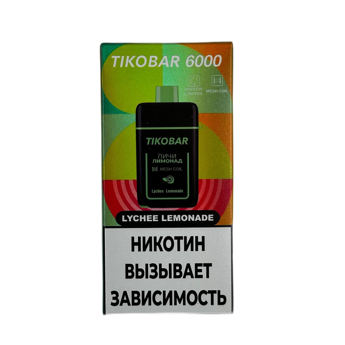 Эл. сиг. TIKOBAR 6000 Lychee Lemonade (Личи Лимонад)  2 %