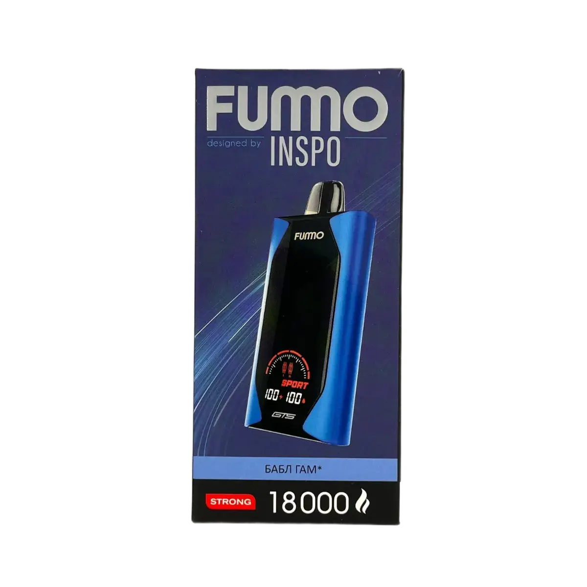 Эл. сиг. FUMMO GTS 18000 Баббл гам strong 2%