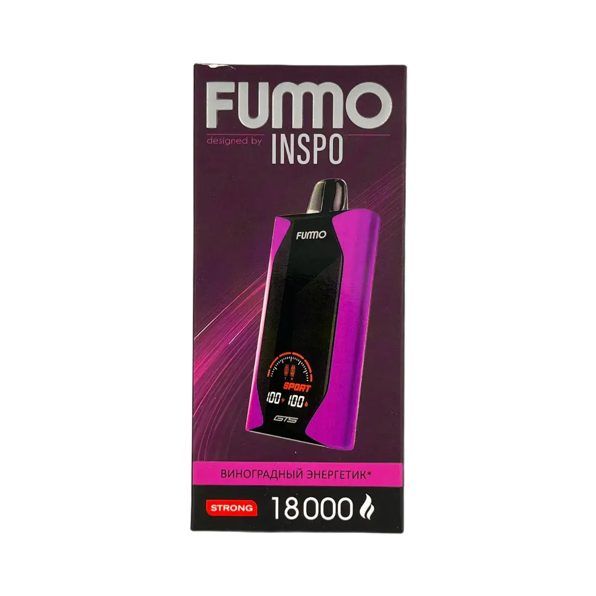 Эл. сиг. FUMMO GTS 18000 Виноградный энергетик strong 2%