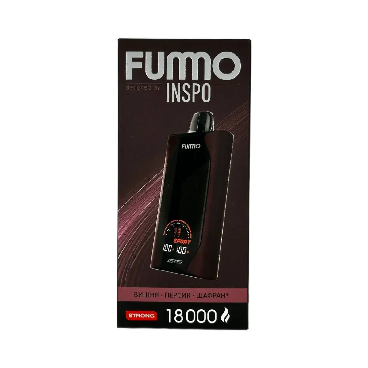 Эл. сиг. FUMMO GTS 18000 Вишня персик шафран strong 2%
